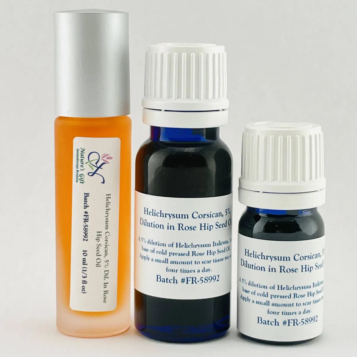 Helichrysum, Corsican, 5% Dilution in Rose Hip Seed Oil