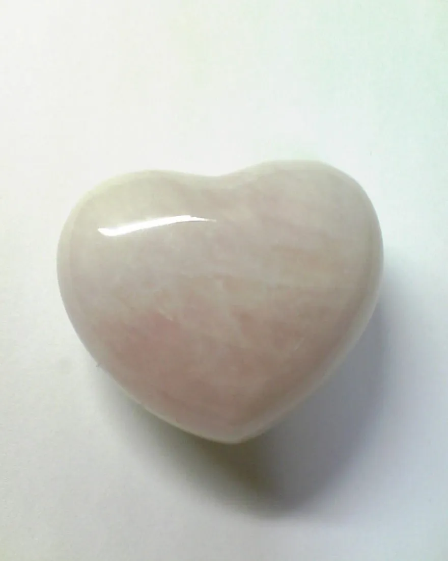 Rose Quartz Heart Stone