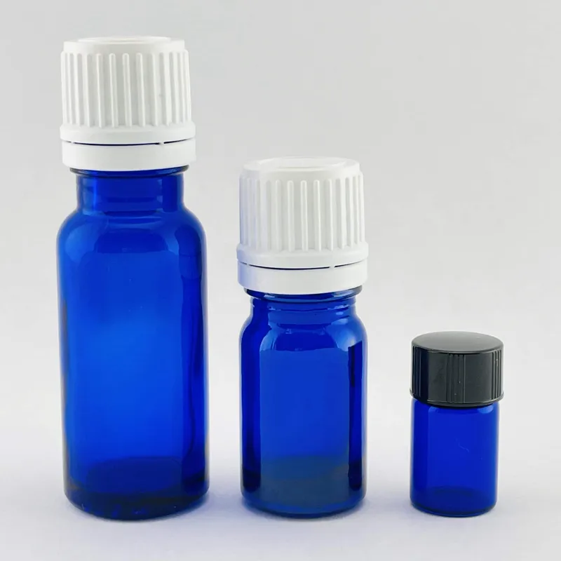 Bottles, Glass, Cobalt
