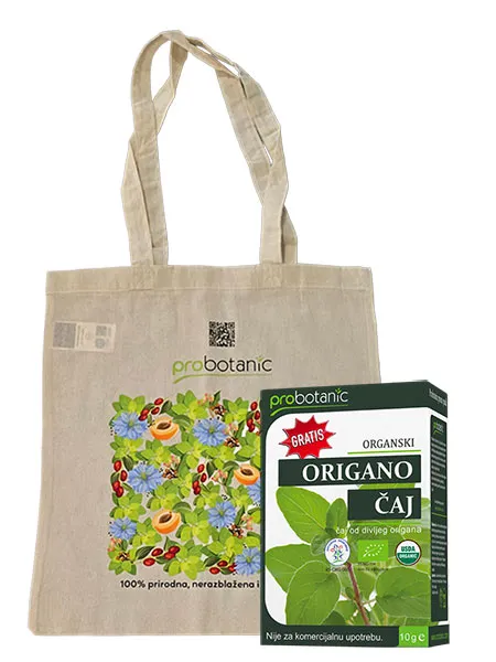 Probotanic Tote Bag & Oregano Tea Tester