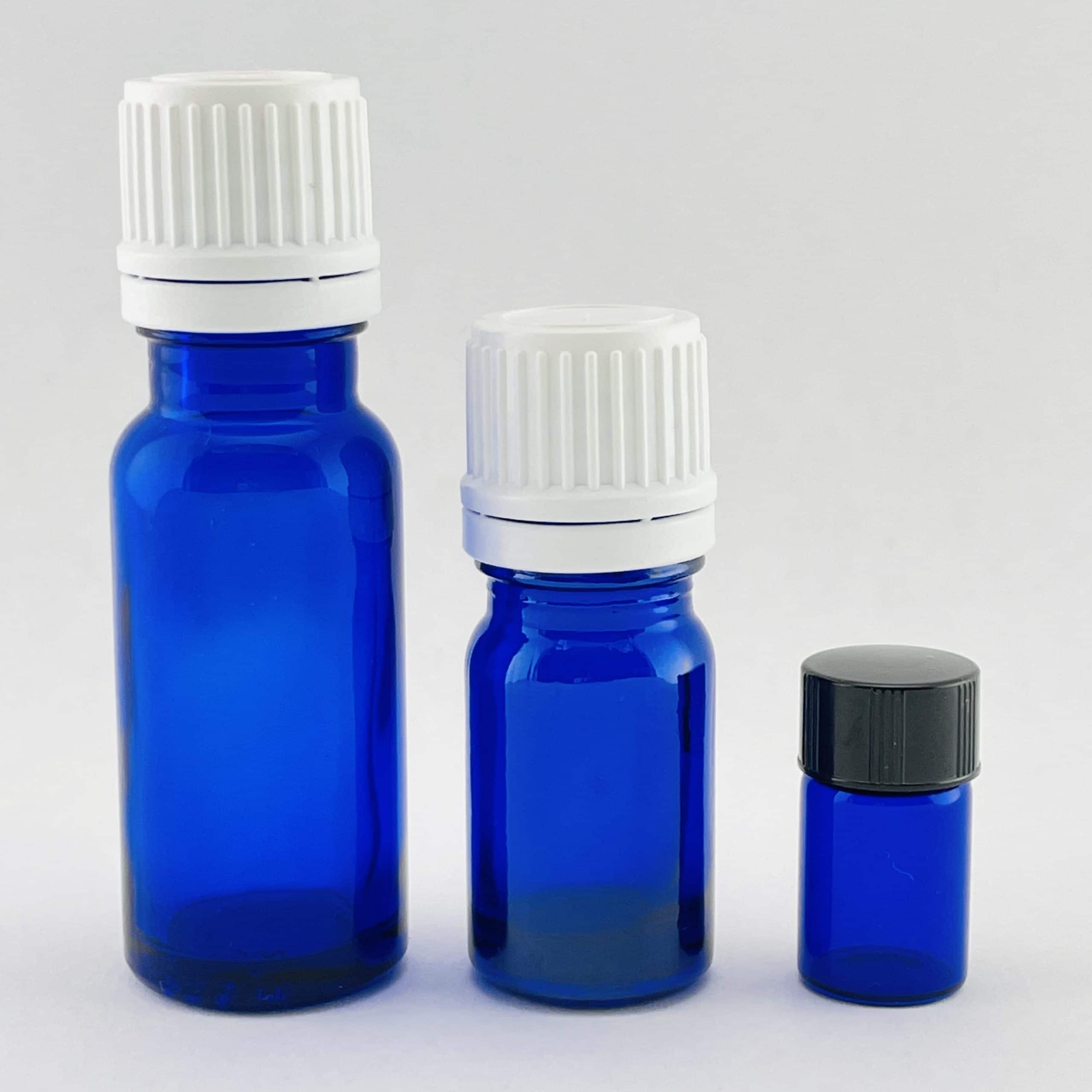 Bottles, Glass, Cobalt