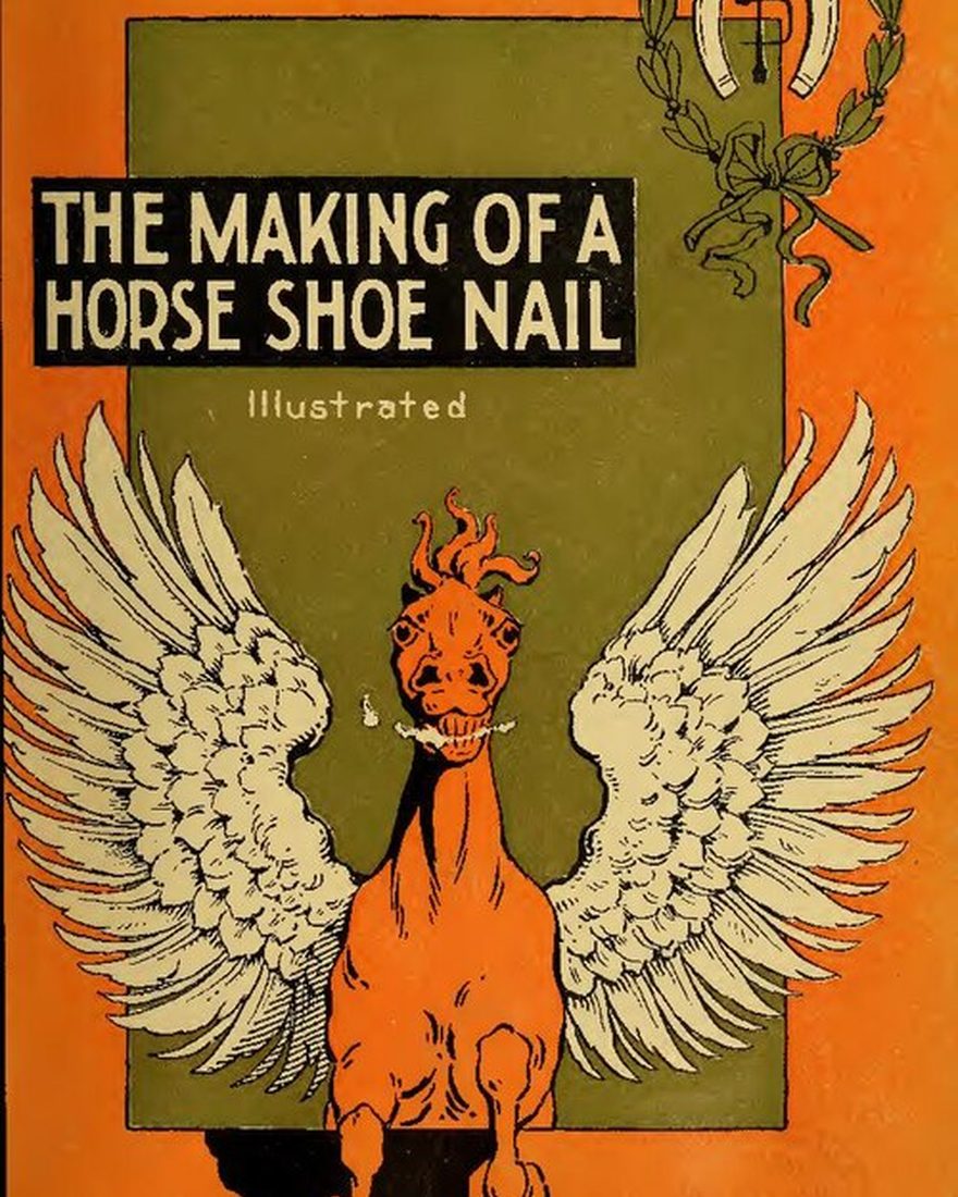 Cold-Iron Horseshoe Nail Ring