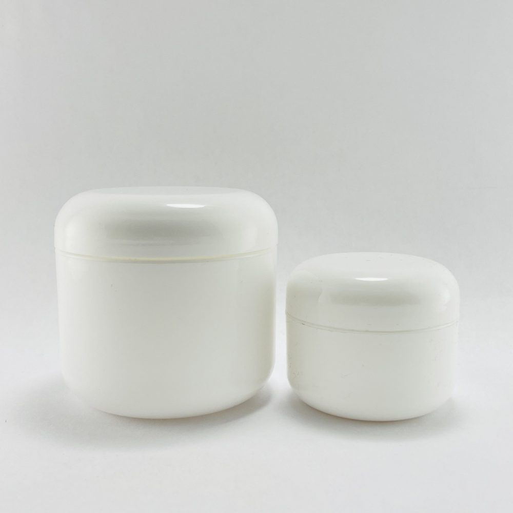 Jars, White PET Plastic