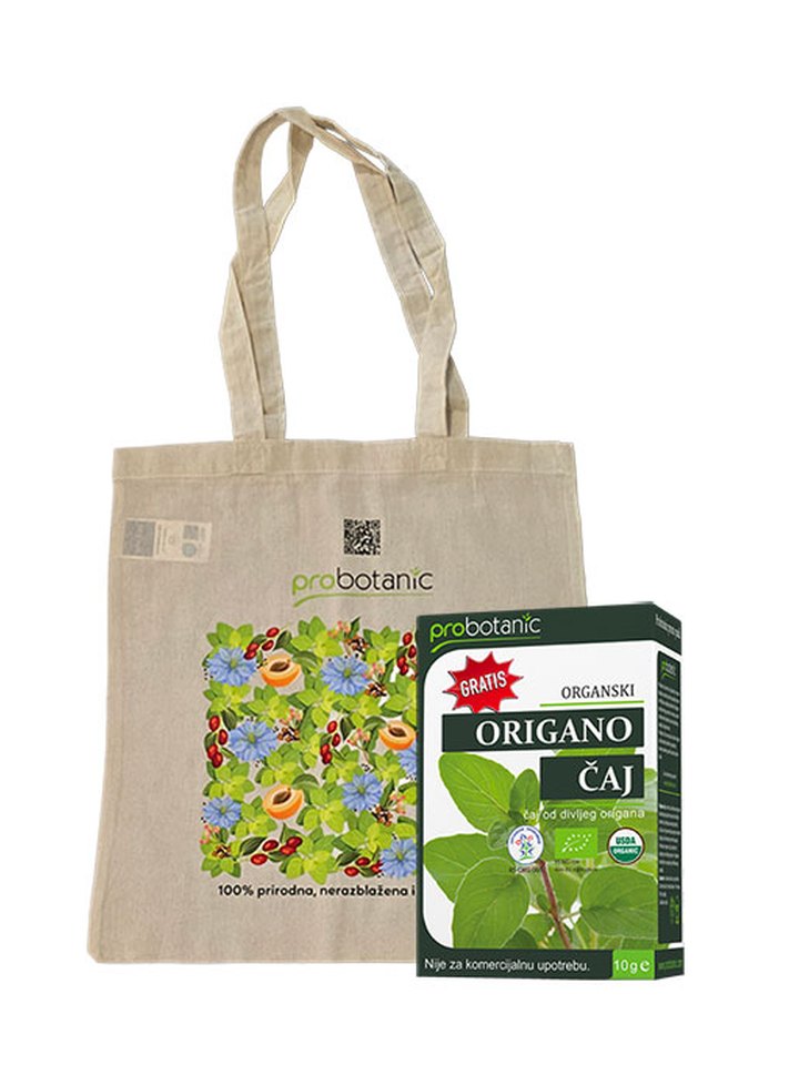 Probotanic Tote Bag & Oregano Tea Tester: story poster